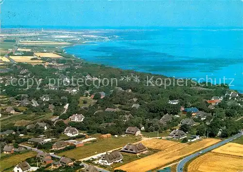 AK / Ansichtskarte Keitum Sylt Luftaufnahme Nordsee Kat. Sylt Ost