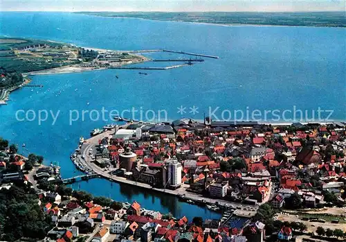 AK / Ansichtskarte Eckernfoerde Luftaufnahme Ostsee Kat. Eckernfoerde