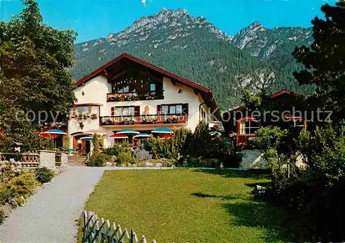 AK / Ansichtskarte Garmisch Partenkirchen Hotel Almhuette Kat. Garmisch Partenkirchen