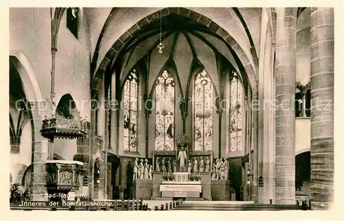 AK / Ansichtskarte Bad Nauheim Bonifatiuskirche innen Kat. Bad Nauheim