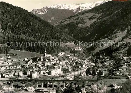 AK / Ansichtskarte Landeck Tirol Fliegeraufnahme mit Viadukt Kat. Landeck