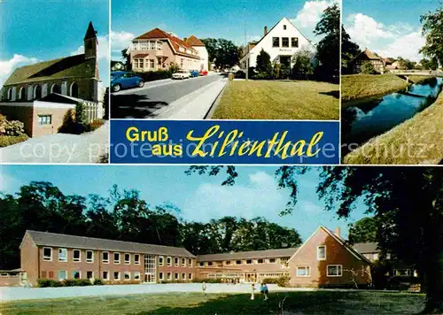 AK / Ansichtskarte Lilienthal Bremen Kirche Schule  Kat. Lilienthal
