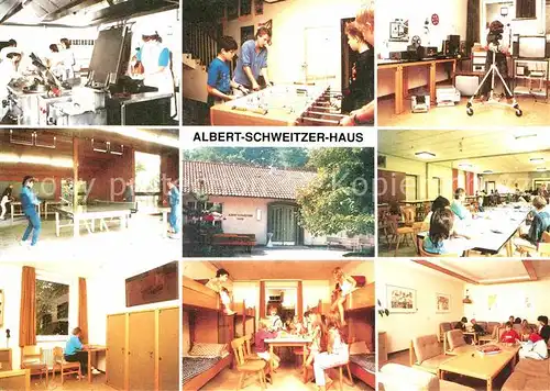 AK / Ansichtskarte Lindenfels Odenwald Albert Schweitzer Haus Kat. Lindenfels