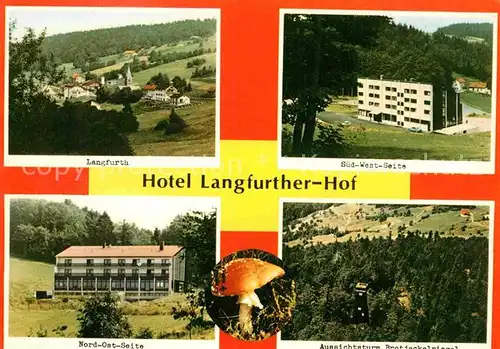 AK / Ansichtskarte Langfurth Ansbach Hotel Langfurther Hof
