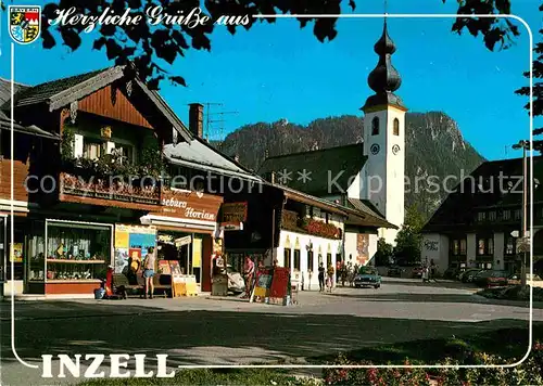 AK / Ansichtskarte Inzell Kirchenpartie Kat. Inzell