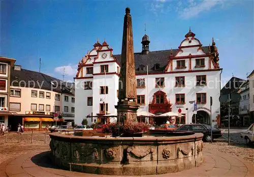 AK / Ansichtskarte Darmstadt Rathaus und Marktbrunnen Kat. Darmstadt
