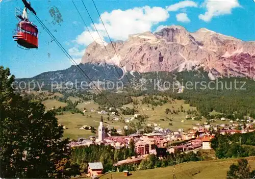 AK / Ansichtskarte Cortina d Ampezzo Funivia Seilbahn Kat. Cortina d Ampezzo