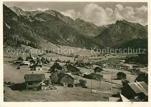 AK / Ansichtskarte Hinterstein Bad Hindelang Gaishorn Rauhorn Kugelhorn aelpelsspitze