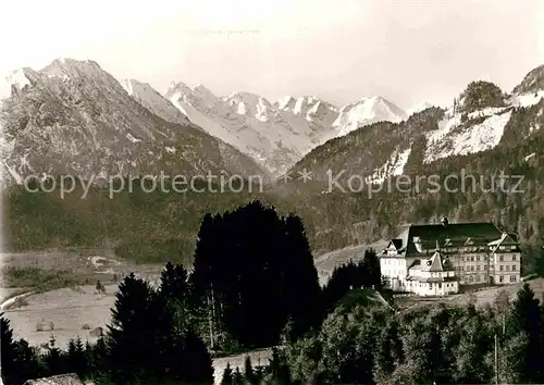 AK / Ansichtskarte Oberstdorf Stillachhaus Kat. Oberstdorf