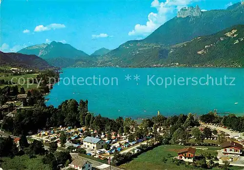 AK / Ansichtskarte Annecy Haute Savoie Lac Bleu Campingplatz Kat. Annecy