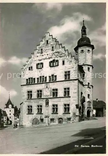 AK / Ansichtskarte Sursee Rathaus Kat. Sursee