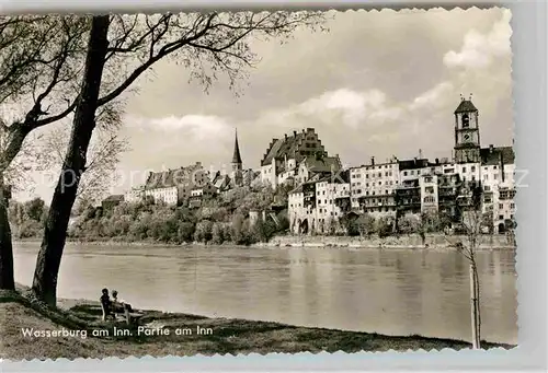 AK / Ansichtskarte Wasserburg Inn Partie am Inn Kat. Wasserburg a.Inn