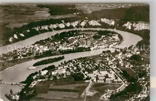 AK / Ansichtskarte Wasserburg Inn Fliegeraufnahme Kat. Wasserburg a.Inn