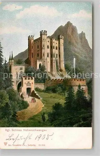 AK / Ansichtskarte Fuessen Allgaeu Schloss Hohenschwangau Kat. Fuessen