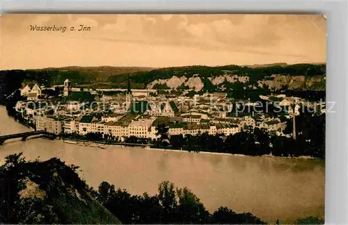 AK / Ansichtskarte Wasserburg Inn Panorama Kat. Wasserburg a.Inn