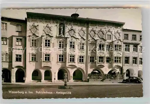 AK / Ansichtskarte Wasserburg Inn Altes Patrizierhaus Amtsgericht Kat. Wasserburg a.Inn