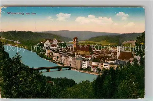 AK / Ansichtskarte Wasserburg Inn Panorama Kat. Wasserburg a.Inn