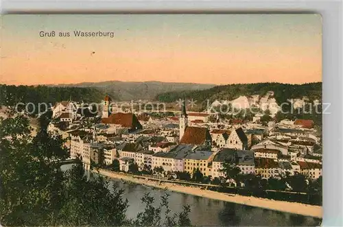 AK / Ansichtskarte Wasserburg Inn Panorama Kat. Wasserburg a.Inn