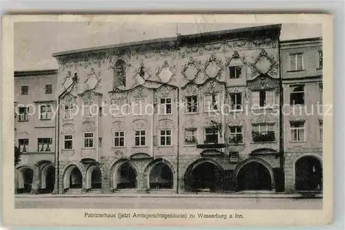 AK / Ansichtskarte Wasserburg Inn Patrizierhaus Amtsgericht Kat. Wasserburg a.Inn