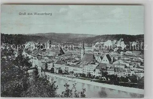 AK / Ansichtskarte Wasserburg Inn Panorama Kat. Wasserburg a.Inn