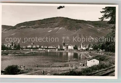 AK / Ansichtskarte Bernkastel Kues Strand Panorama Kat. Bernkastel Kues