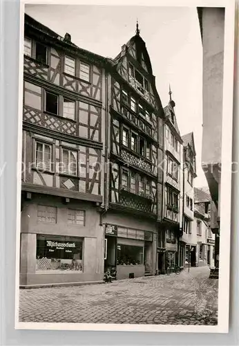 AK / Ansichtskarte Bernkastel Kues Fachwerkhaeuser Kat. Bernkastel Kues