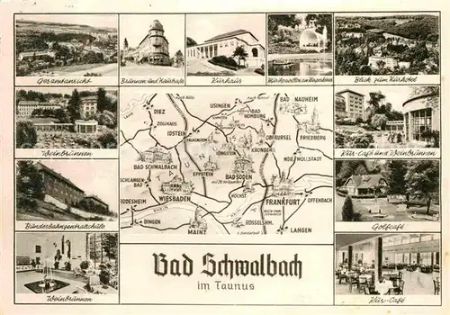 AK / Ansichtskarte Bad Schwalbach Bundesbahnzentralschule Kurhaus Brunnenstrasse  Kat. Bad Schwalbach