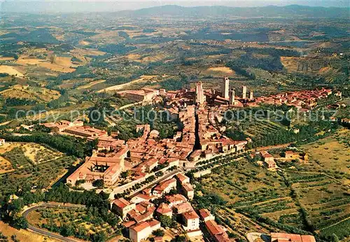 AK / Ansichtskarte San Gimignano Veduta aerea