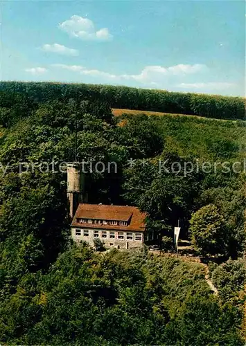 AK / Ansichtskarte Bad Driburg Iburgplateau mit Sachsenklause Fliegeraufnahme Kat. Bad Driburg