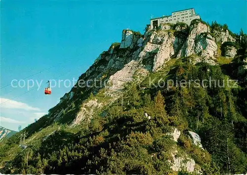 AK / Ansichtskarte Seilbahn Predigtstuhl Berghotel Bad Reichenhall  Kat. Bahnen