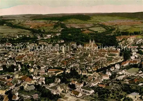 AK / Ansichtskarte Mergentheim Bad Luftaufnahme Panorama Kirche Schloss Kat. Bad Mergentheim