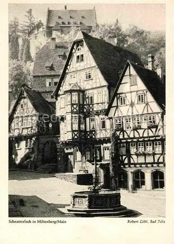 AK / Ansichtskarte Miltenberg Main Schnatterloch Kat. Miltenberg