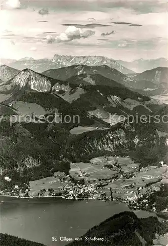 AK / Ansichtskarte St Gilgen Wolfgangsee Blick vom Scharfberg