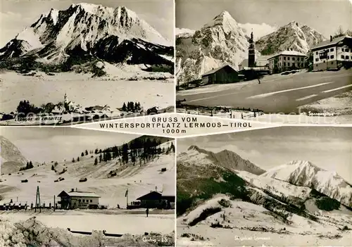 AK / Ansichtskarte Lermoos Tirol Grubig Lift Zugspitze Sonnenspitze Skigebiet Kat. Lermoos