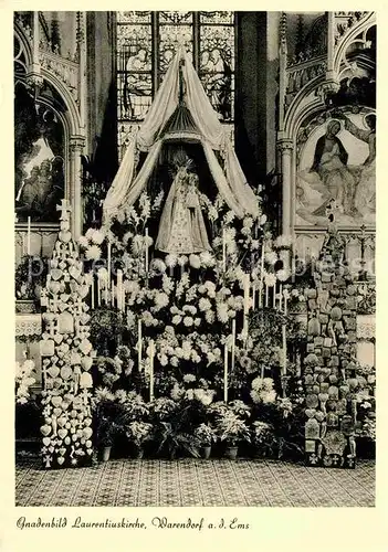 AK / Ansichtskarte Warendorf Gnadenbild Laurentiuskirche Kat. Warendorf