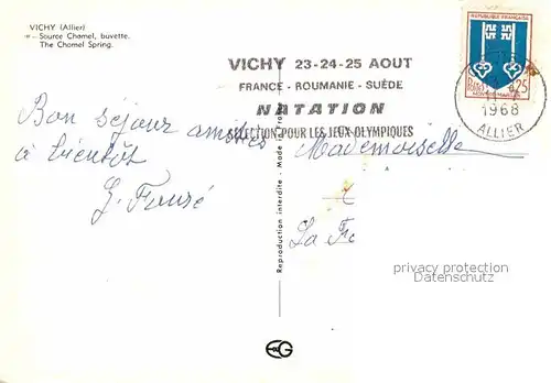 AK / Ansichtskarte Vichy Allier Source Chomel buvette Kat. Vichy