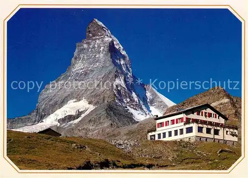 AK / Ansichtskarte Matterhorn VS Hotel Schwarzsee Kat. Matterhorn