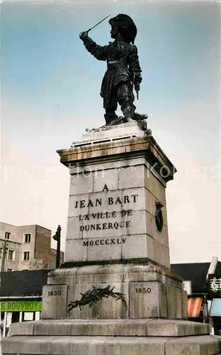AK / Ansichtskarte Dunkerque Statue de Jean Bart Monument Kat. Dunkerque