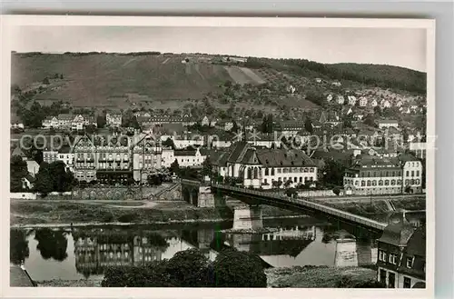 AK / Ansichtskarte Bernkastel Kues Panorama Bruecke Kat. Bernkastel Kues