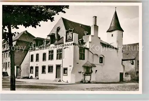 AK / Ansichtskarte Bernkastel Kues Cusanus Geburtshaus Kat. Bernkastel Kues