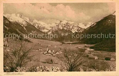 AK / Ansichtskarte Hinterstein Bad Hindelang Gesamtansicht 