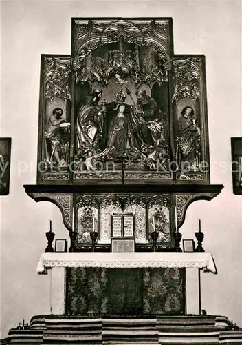 AK / Ansichtskarte Bad Oberdorf Altar in der Kirche Kat. Bad Hindelang