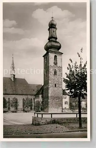 AK / Ansichtskarte Bergzabern Bad Glockenturm der Evangelischen Kirche  Kat. Bad Bergzabern