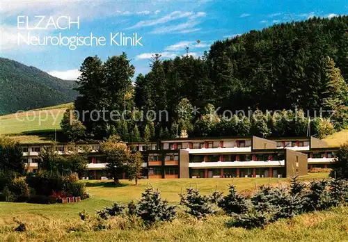 AK / Ansichtskarte Elzach Neurologische Klinik Luftkurort Schwarzwald Kat. Elzach