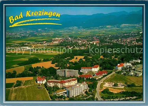 AK / Ansichtskarte Bad Krozingen Thermalkurort am Schwarzwald Fliegeraufnahme Kat. Bad Krozingen