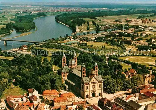 AK / Ansichtskarte Speyer Rhein Dom Fliegeraufnahme Kat. Speyer