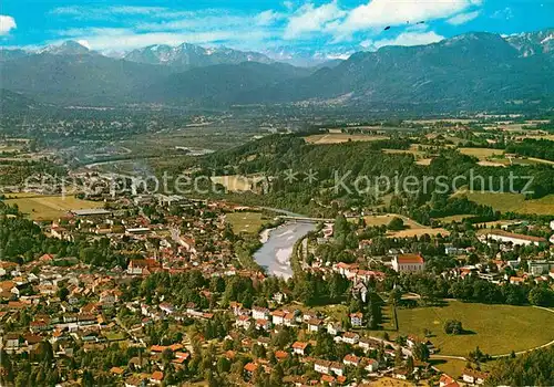 AK / Ansichtskarte Bad Toelz Isartal Alpenpanorama Fliegeraufnahme Kat. Bad Toelz