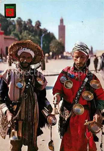 AK / Ansichtskarte Typen Marokko Wasserverkaeufer Maroc Vendeurs d Eau  Kat. Typen