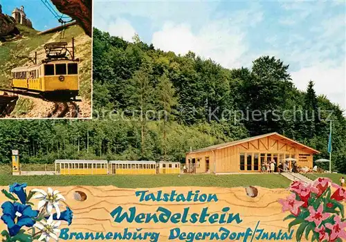 AK / Ansichtskarte Seilbahn Wendelstein Talstation Branneburg Degerndorf  Kat. Bahnen