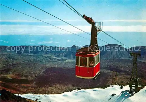 AK / Ansichtskarte Seilbahn Teleferico Pico del Teide Tenerife  Kat. Bahnen